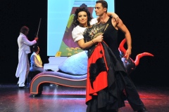 Alicja Wegorzewska-Whiskerd, Jaroslaw Derybowski;
"Diva for rent" - proba scenicznego solo dla divy, Teatr Polonia, Warszawa, 2011.06.08;
fot. J. Maciej Goliszewski / EPOKA