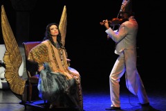 Alicja Wegorzewska-Whiskerd, Bogdan Kierejsza;
"Diva for rent" - proba scenicznego solo dla divy, Teatr Polonia, Warszawa, 2011.06.07;
fot. J. Maciej Goliszewski / EPOKA